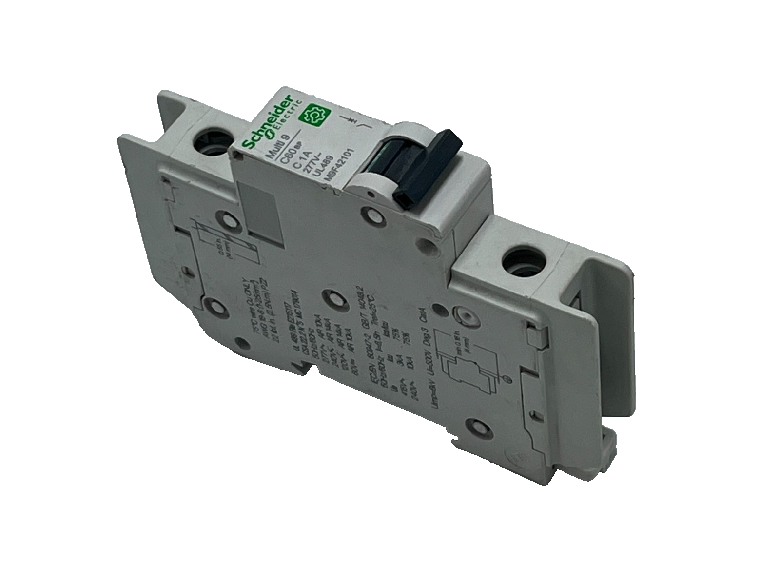 Used Schneider M9F42101 Multi9 C60BP Miniature Circuit Breaker 1P 1A C-Curve DIN