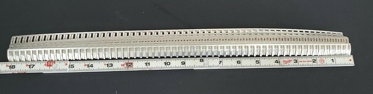 Used LOT OF 10 NEW WEIDMULLER 54350 TERMINAL BLOCK JUMPERS 58-POLE ANGLED 0545300000