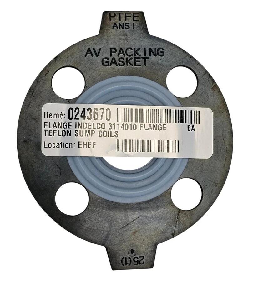 NEW ASAHI/AMERICA 3114010 FLANGE GASKET AV-PTFE