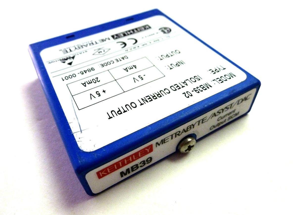 Used KEITHLEY METRABYTE MB39-02 ISOLATED CURRENT OUPUT MODULE MB3902