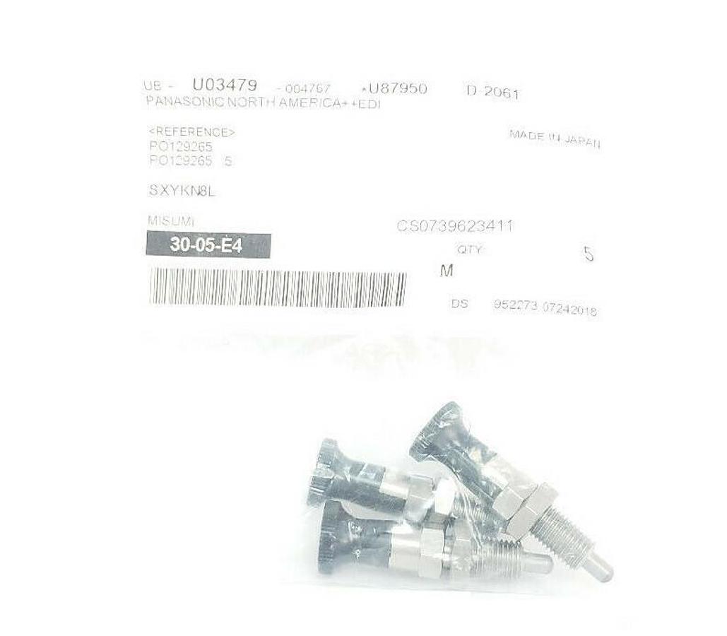 LOT OF 3 NEW MISUMI SXYKN8L INDEXING PLUNGERS THREAD DIA. 8MM STROKE 6MM