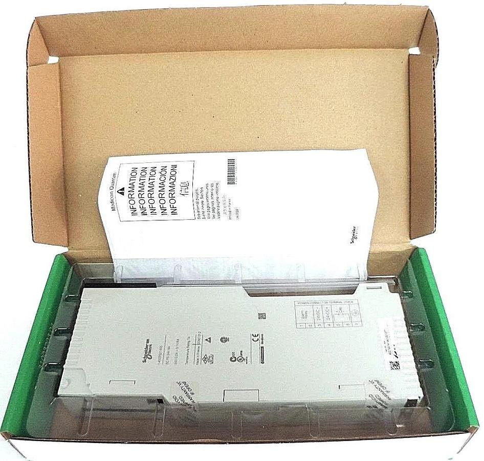 Used NIB SCHNEIDER MODICON 140CPS21400 DC PS 24V, 8A, PV: 03
