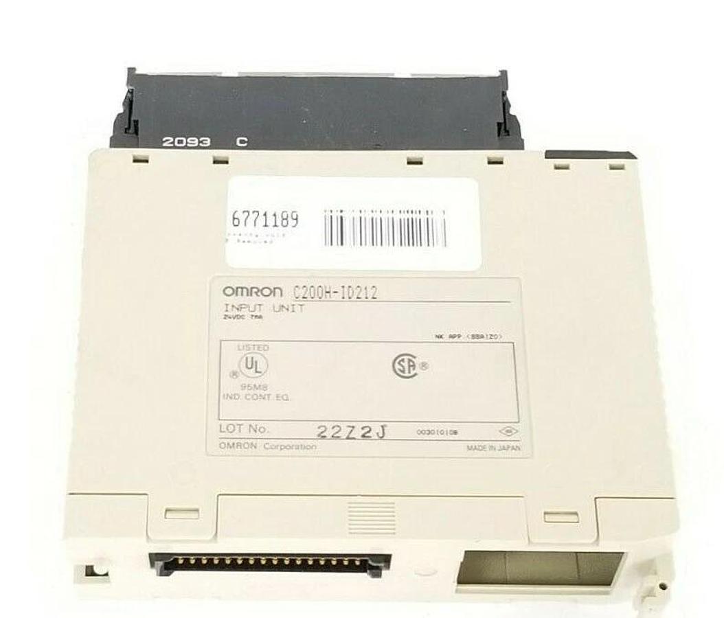 Used OMRON C200H-ID212 INPUT MODULE 24VDC, 7mA, C200HID212