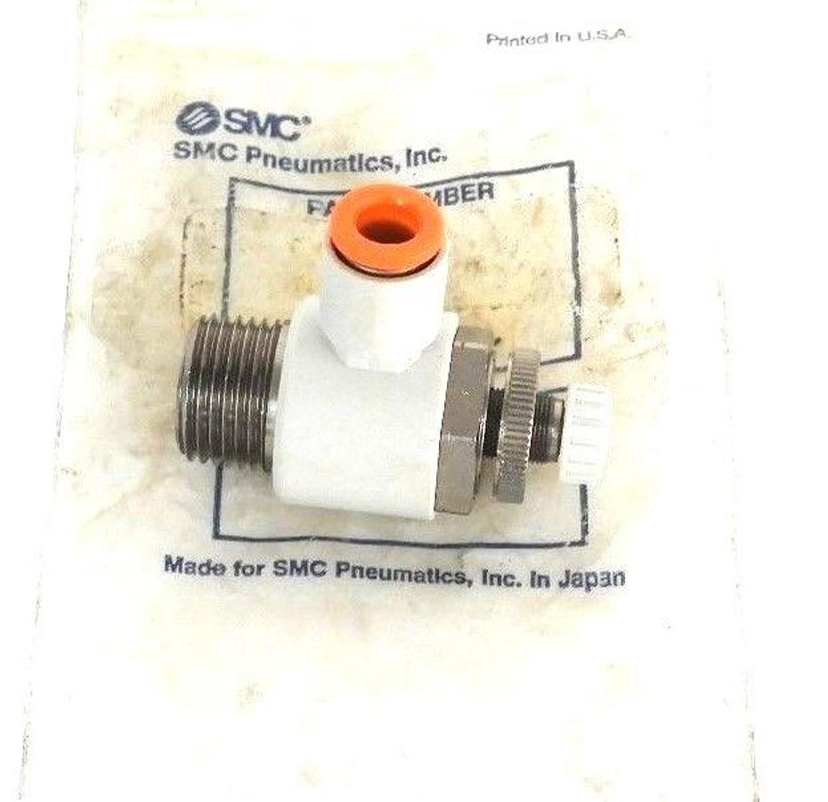Used NEW SMC AS3201F PNEUMATIC FLOW CONTROL VALVE 3/8"