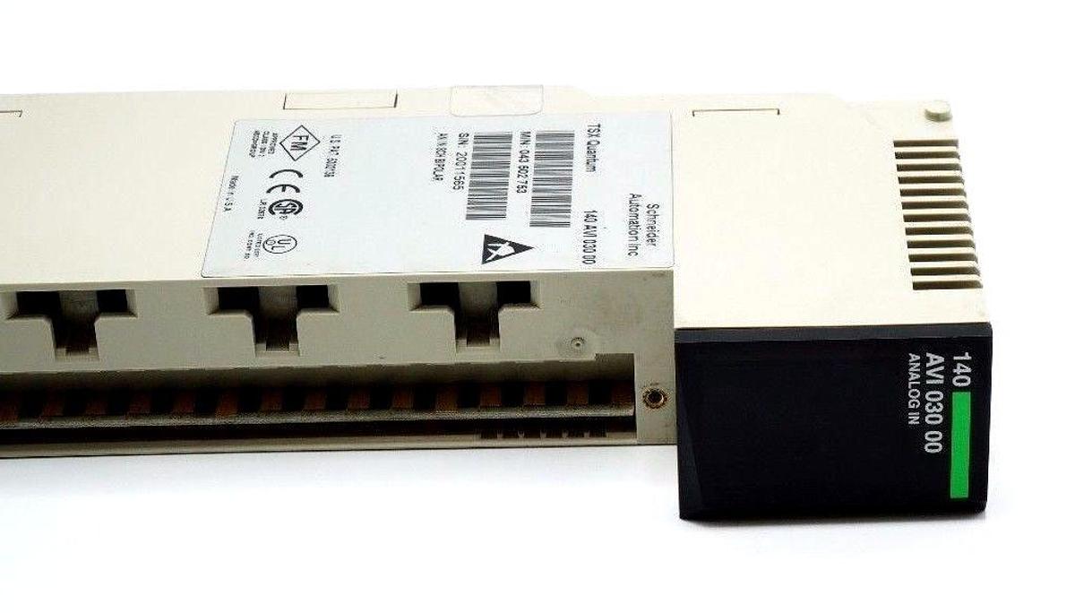 Used SCHNEIDER MODICON 140AVI03000 TSX QUANTUM ANALOG INPUT 043502753 140-AVI-030-00
