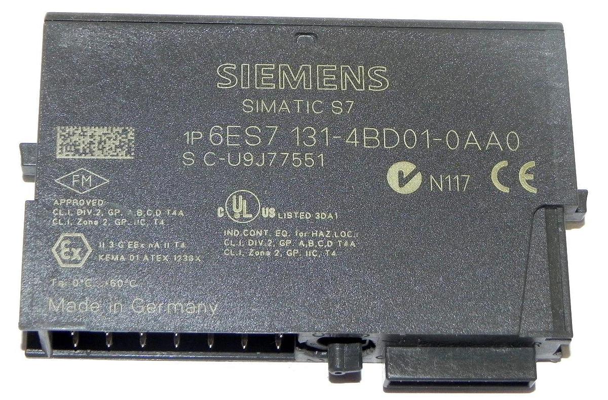 Used SIEMENS 6ES7-131-4BD01-0AA0 SIMATIC S7 INPUT MODULE 6ES71314BD010AA0