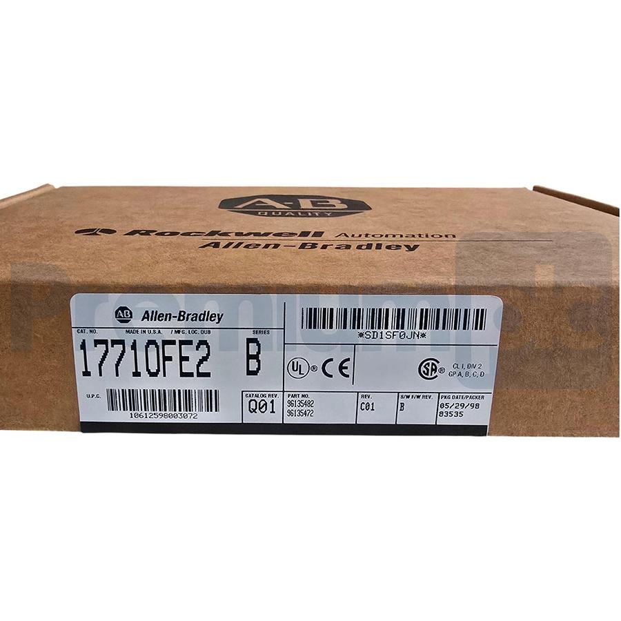 Used ALLEN BRADLEY 1771-OFE2 /B PLC-5 ANALOG OUTPUT MODULE REV. Q01 F/W: B NSMP