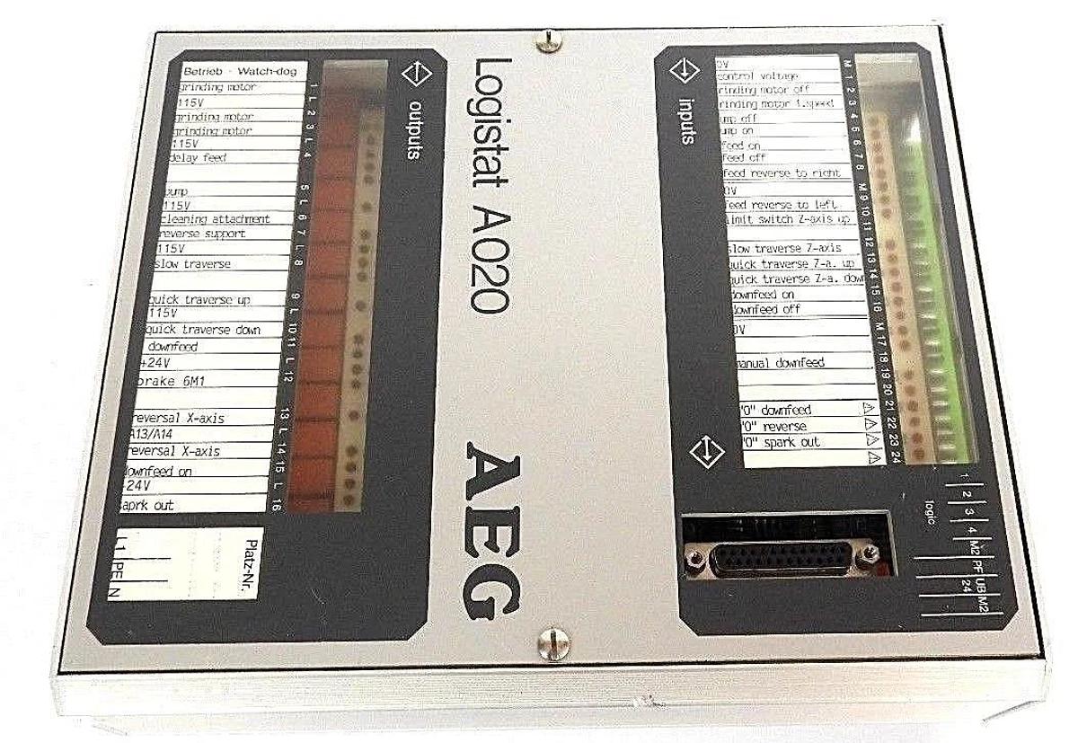 Refurbished AEG GOULD MODICON A020/E/24V 7628-042.200596.11 LOGISTAT EXTENSION 24V