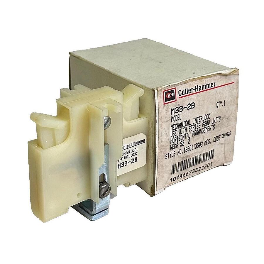 Used NEW CUTLER-HAMMER M33-2B / M332B MECHANICAL INTERLOCK A200 180C113G03