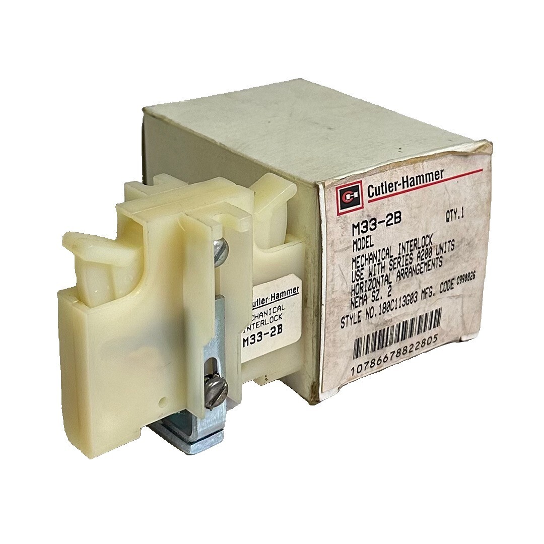 Used NEW CUTLER-HAMMER M33-2B / M332B MECHANICAL INTERLOCK A200 180C113G03