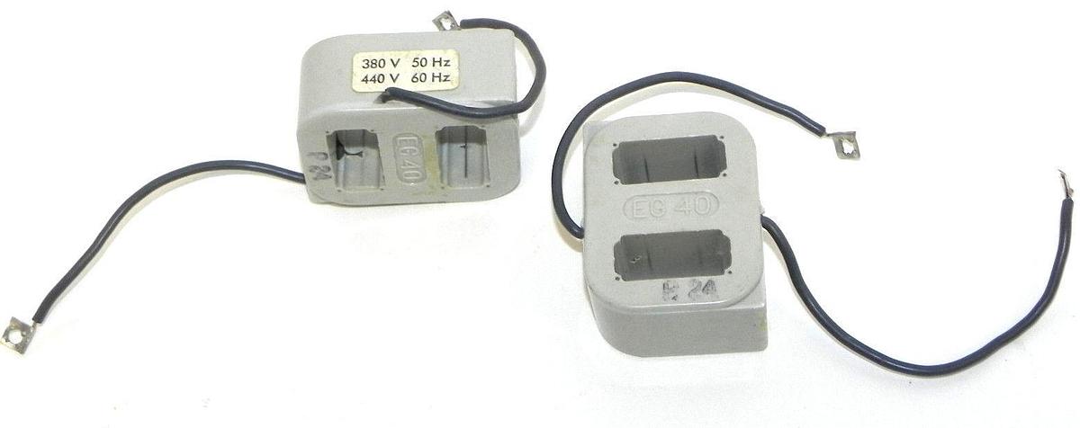 Used LOT OF 2 ASEA EG 40 COILS P24, 380V 50HZ, 440V 60HZ, EG40