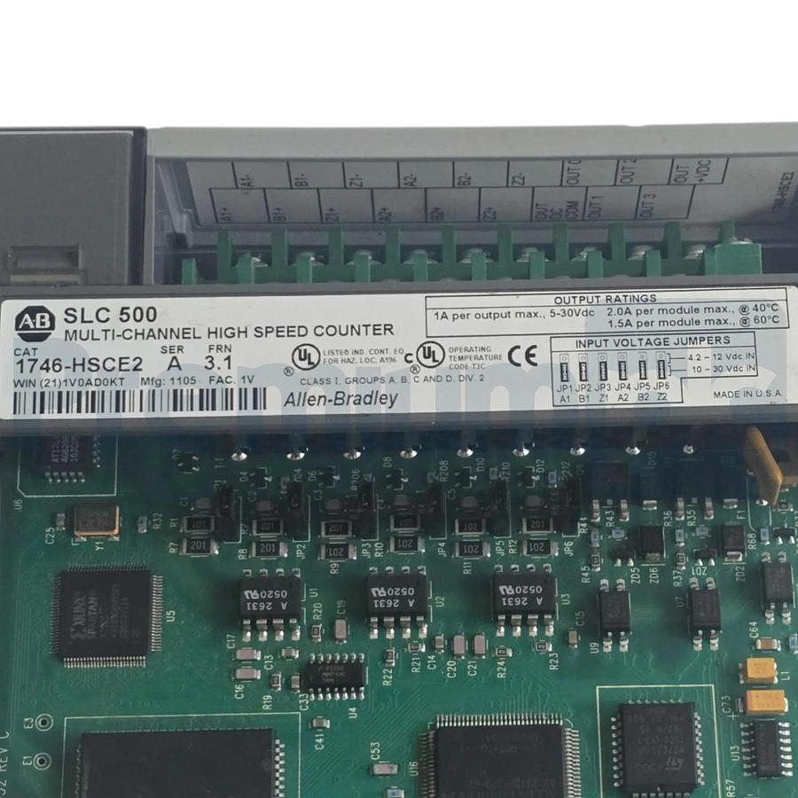 Used Allen Bradley 1746-HSCE2 /A SLC 500 Multi-Channel High Speed Counter Module USPI