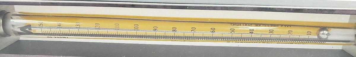 Used COLE-PARMER / AALBORG INSTRUMENTS FM044-40 FLOW METER 0-150MM 200PSIG FM04440
