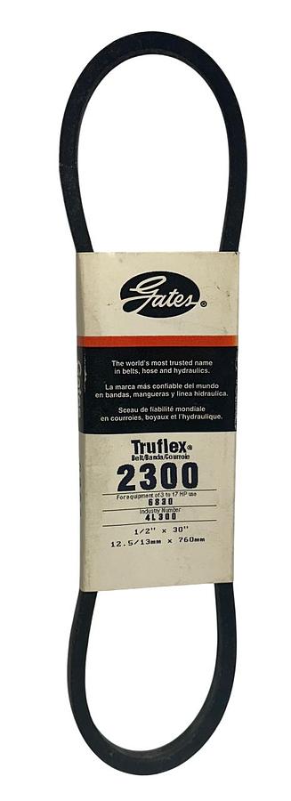 Used 4 GATES 2300 / 2330 Truflex LIGHT DUTY V-BELT 4L300 / 4L330 1/2''x33''/20'' NSMP
