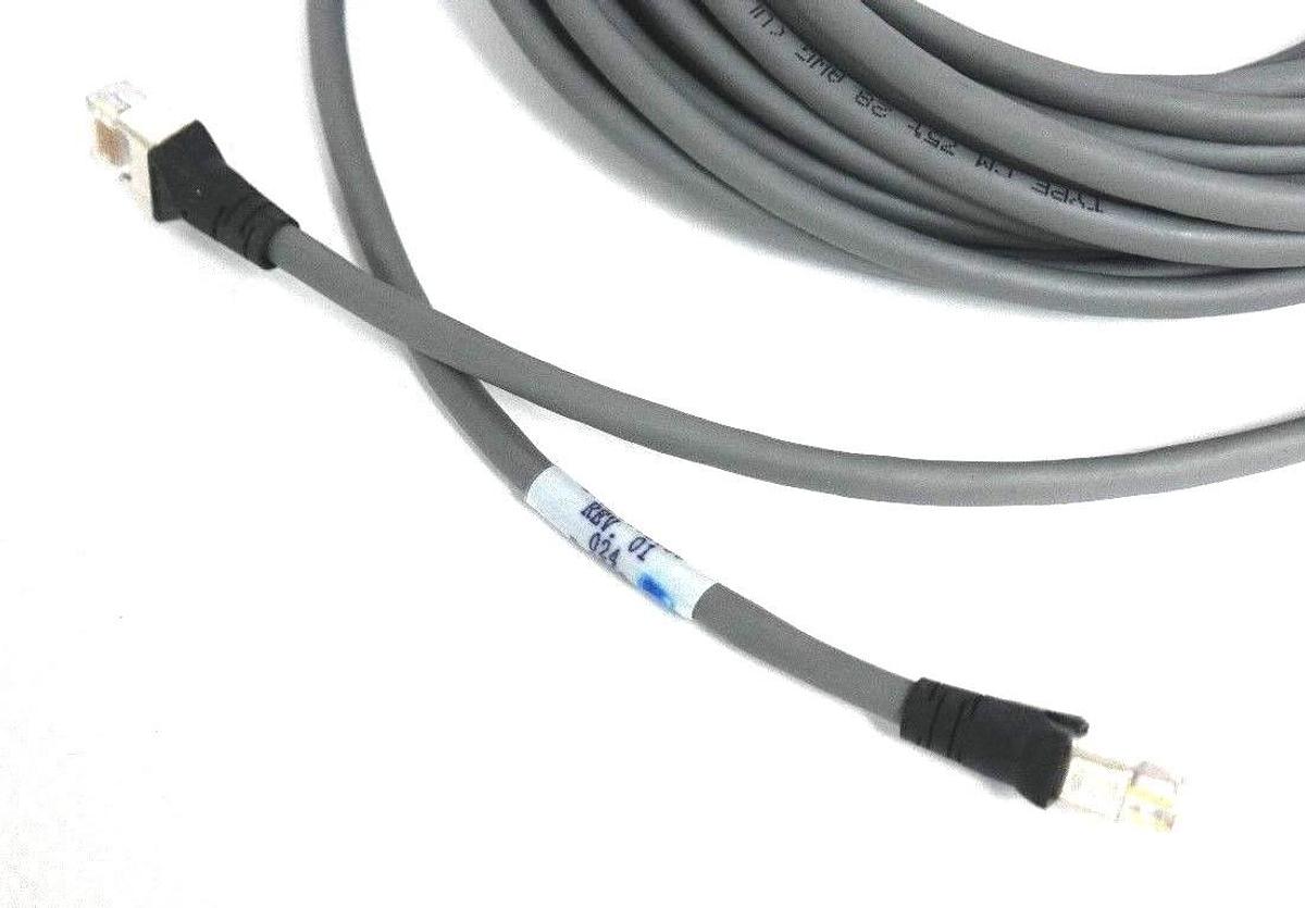 NEW SCHNEIDER MODIBUS PLUS 170MCI02080 DOUBLE-ENDED RJ45 CABLE 30FT PV:01