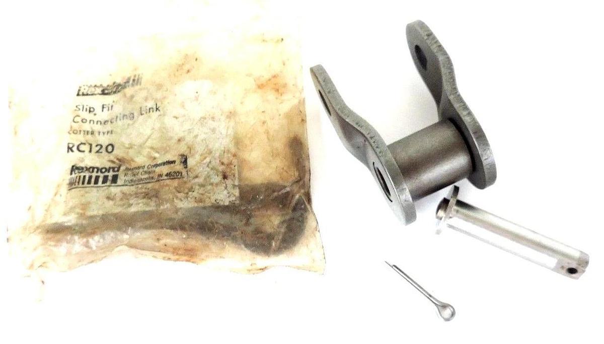 LOT OF 2 NEW REXNORD RC120 OFFSET LINKS