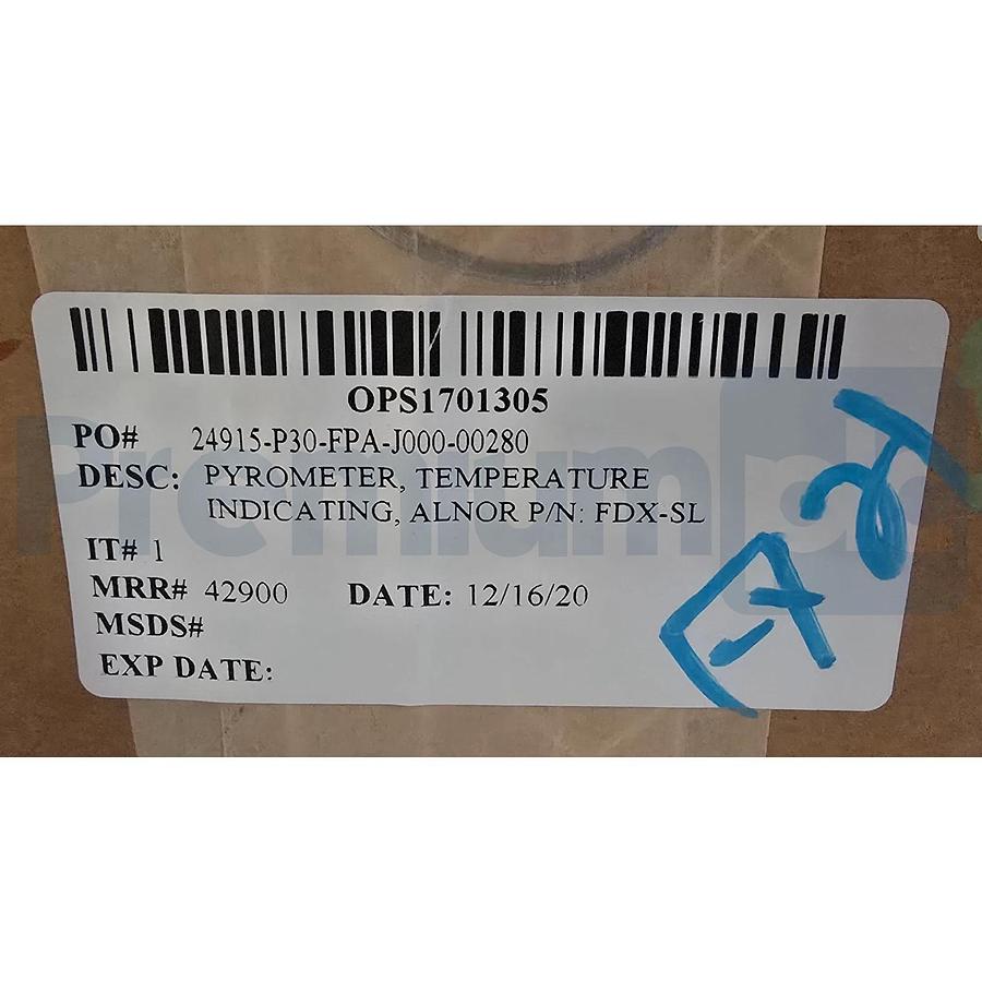 ALNOR FDX-SL Scanning Pyrometer | 30-Ch Temperature Indicator 605-500-030 NSMP