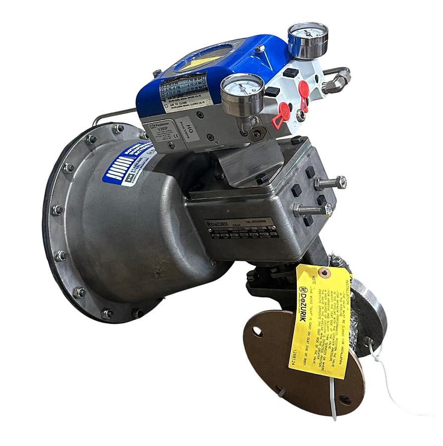 Used DeZURIK 9724742R001 ROTARY CONTROL VALVE (RCV) ACTUATOR SIZE: 1.5" W/VAC V200P
