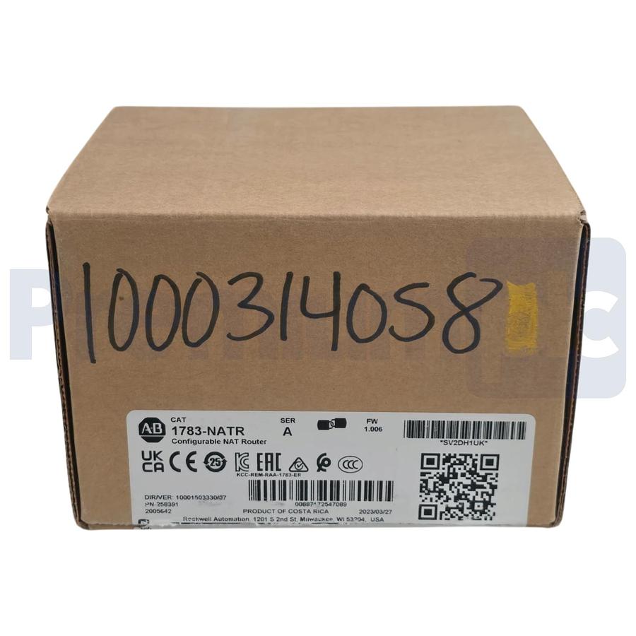 Used Opened Pre-Owned Allen Bradley 1783-NATR /A Stratix Configurable NAT Router w/SD