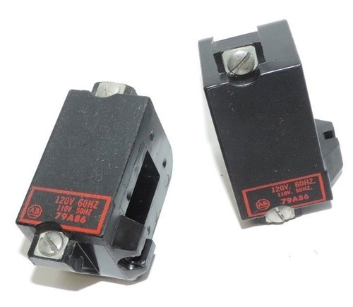 Used LOT OF 2 ALLEN BRADLEY 79A86 COILS 120V 60HZ, 110V 50HZ