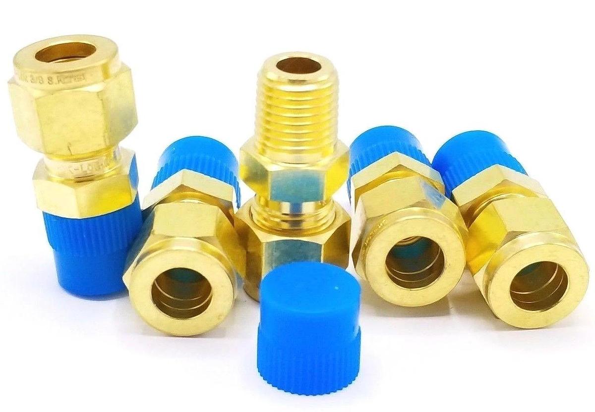 LOT OF 5 NEW GENERIC HYD-B4000015 MALE CONNECTORS B4000015