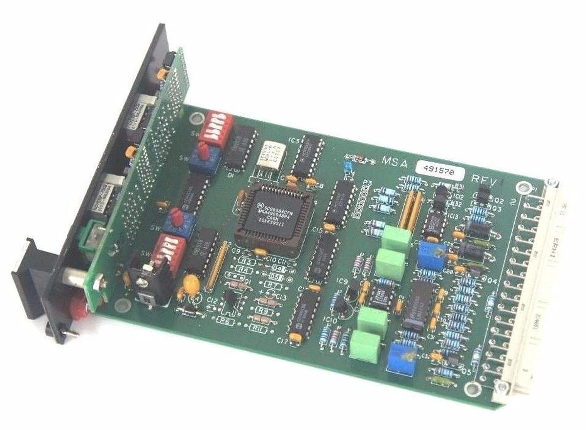Refurbished REPAIRED MSA 490892 CONTROL MODULE 5000 SERIES REV 1, 491570