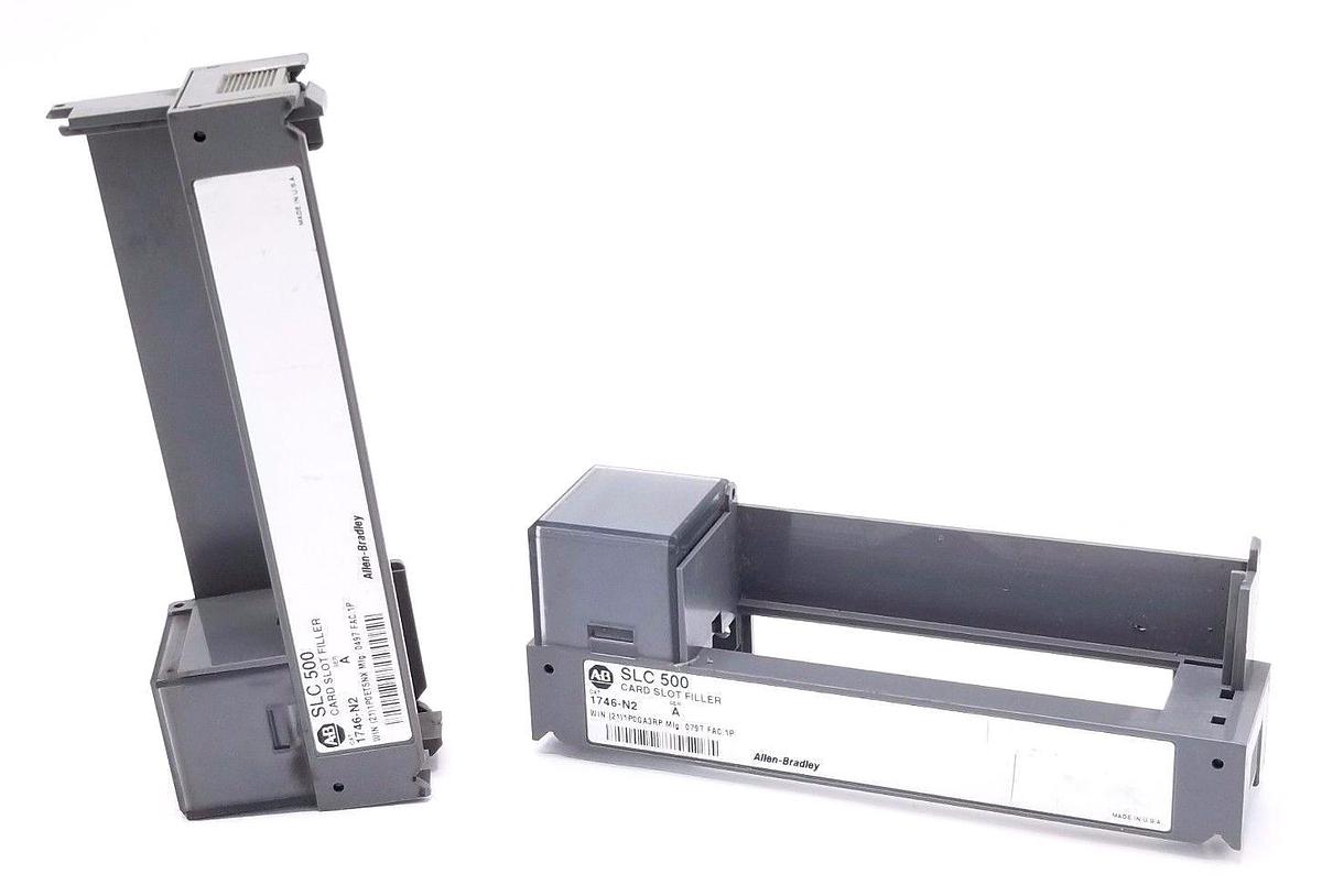 Used ALLEN BRADLEY 1746-N2 CARD SLOT FILLER 1746N2, SER. A