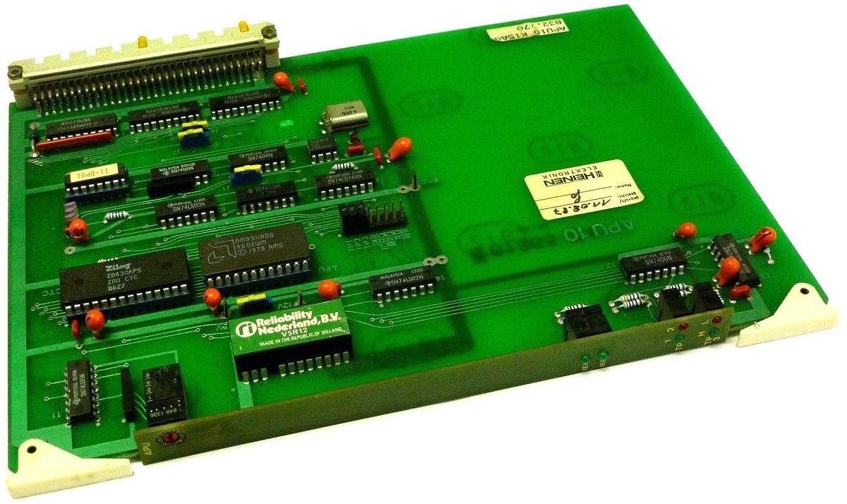 Used HEINEN ELECTRONIK APU10 K15A0 832.770 PRINTED CIRCUIT BOARD 61365-7.4