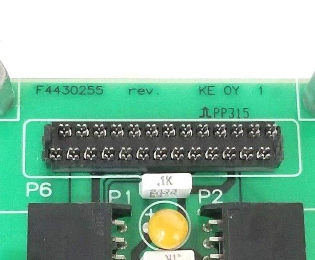 Used KAJAANI ELECTRONICS F4430255 CONNECTOR BOARD PP315 KE OY ES9343