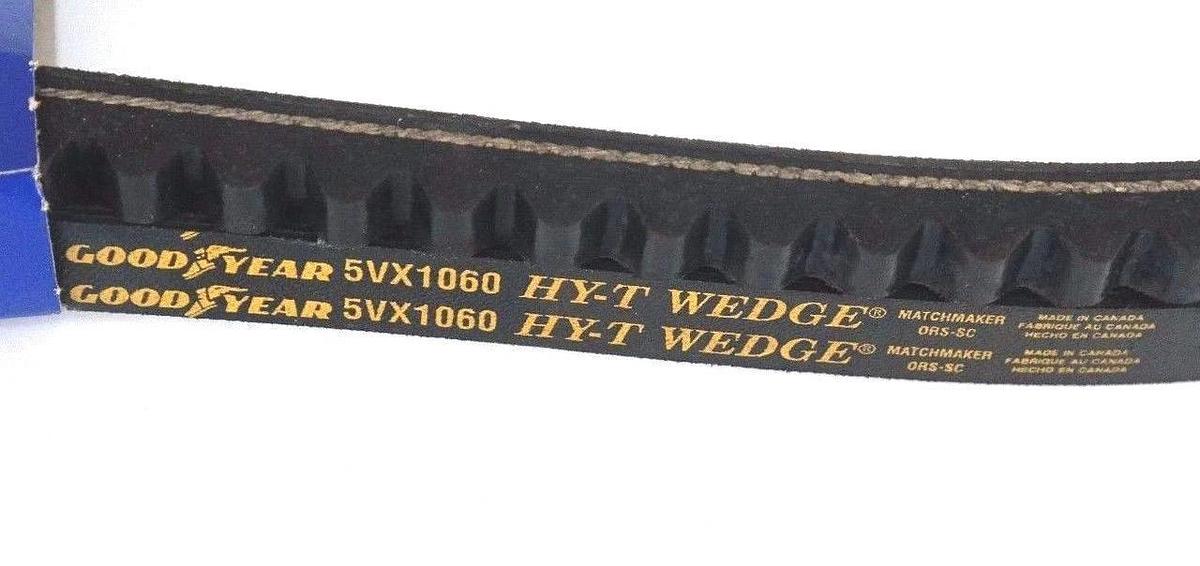 Used NEW GOODYEAR 5VX1060 HY-T COGGED V-BELT 5/8" X 106"