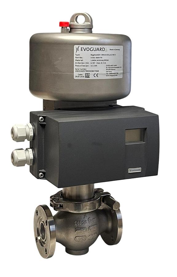 Used KRONES 0-903-368-979 / 6DR5010-0NG10-0AA0 EVOGUARD REGELVENTIL VALVE/POSITIONER