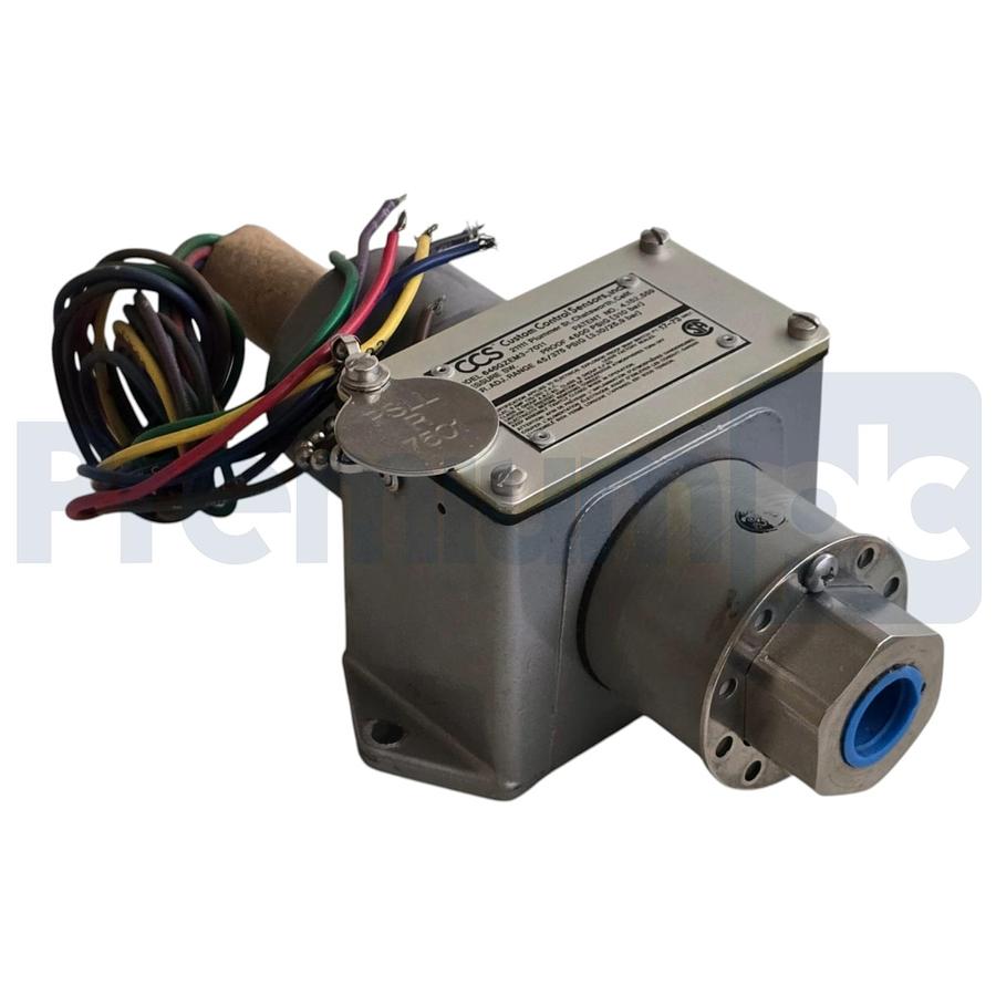 Used CCS Custom Control Sensors 646GZEM3-7011 Dual-Snap Ex Pressure Switch 45-375PSIG