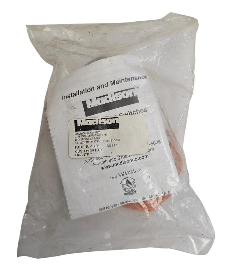 Used NEW MADISON M5917 VERTICAL OPEN TANK LIQUID LEVEL SWITCH 1/4 IN NPT