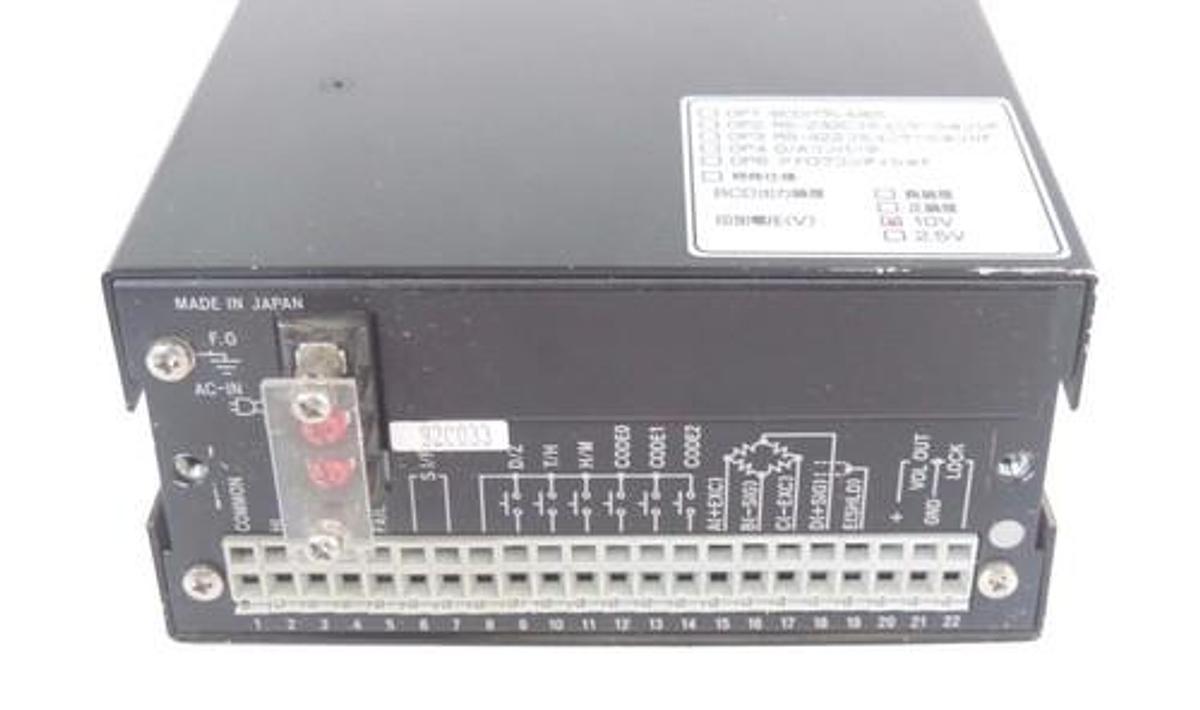 Used UNIPULSE F366 DIGITAL INDICATOR CONTROL 10V 92C032