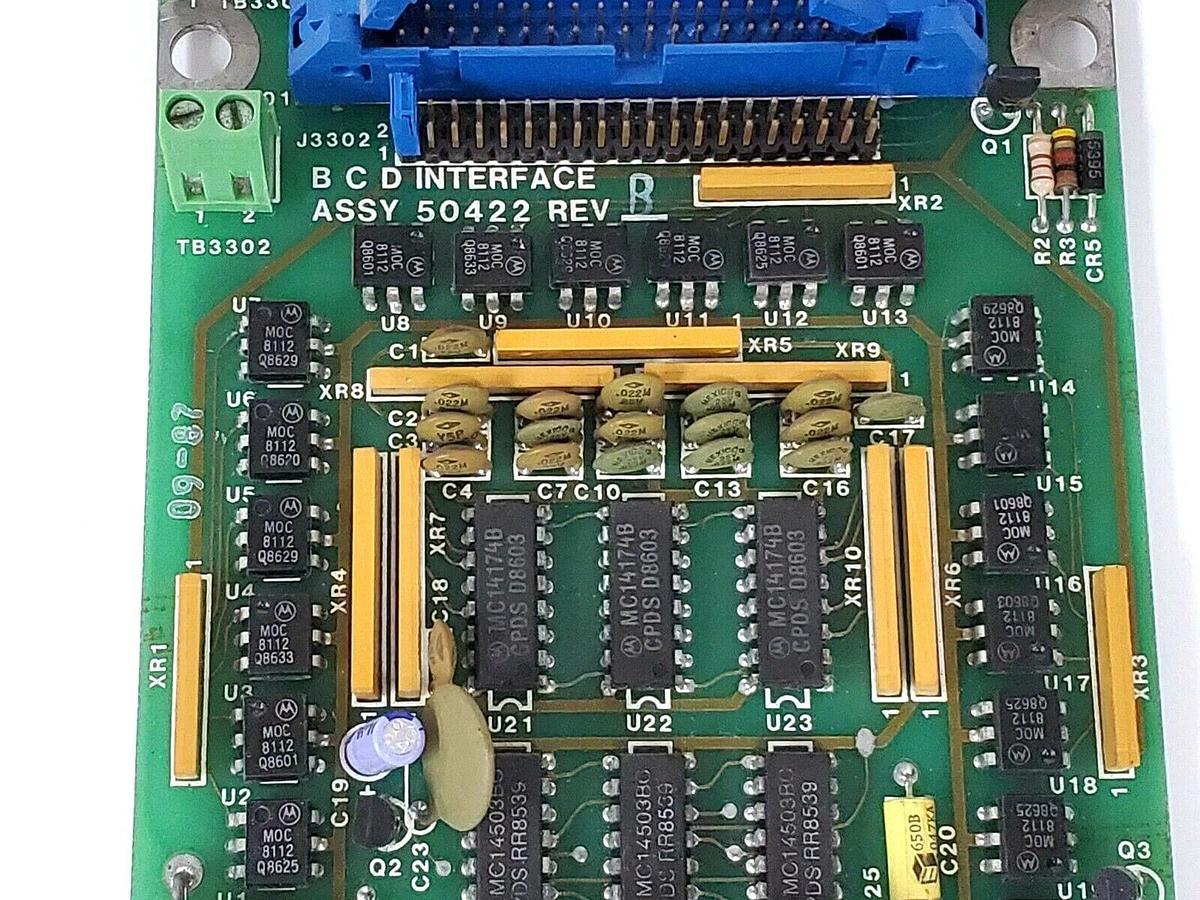 Used ALLEN BRADLEY ASSY: 50422 BCD INTERFACE BOARD REV. B 118422