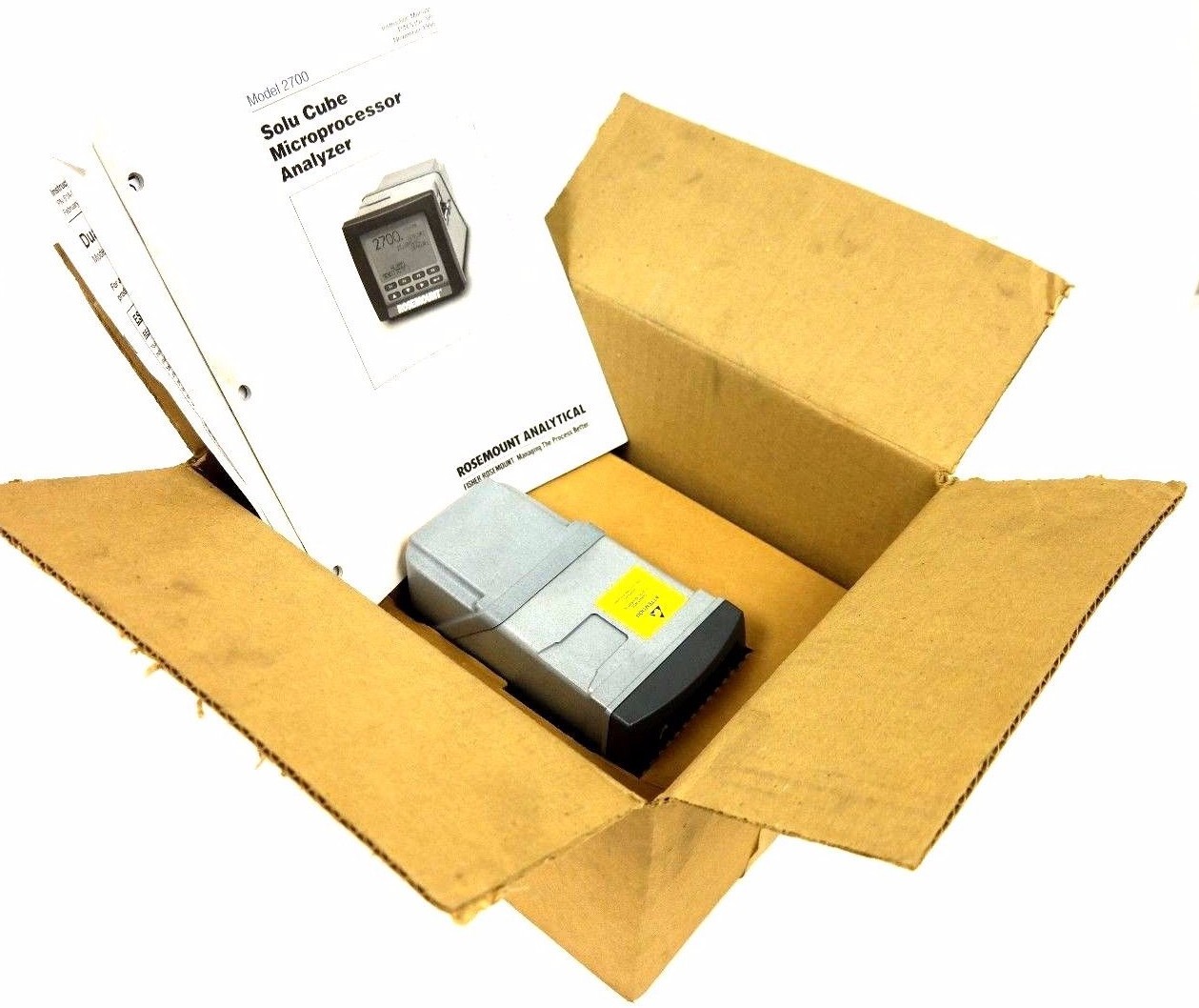 Used NIB ROSEMOUNT ANALYTICAL 2700-21 REV. F SOLU CUBE MICROPROCESSOR ANALYZER 270021