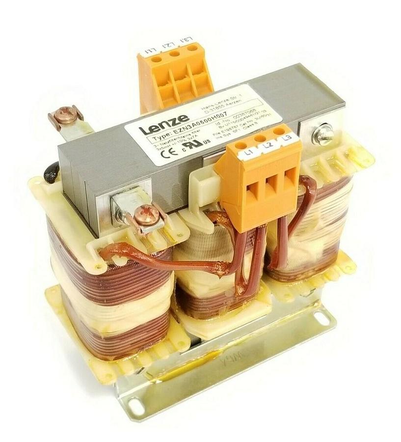 NIB LENZE EZN3A0500H007 MAINS REACTOR 3X7AMP 3X5MH 3POLE