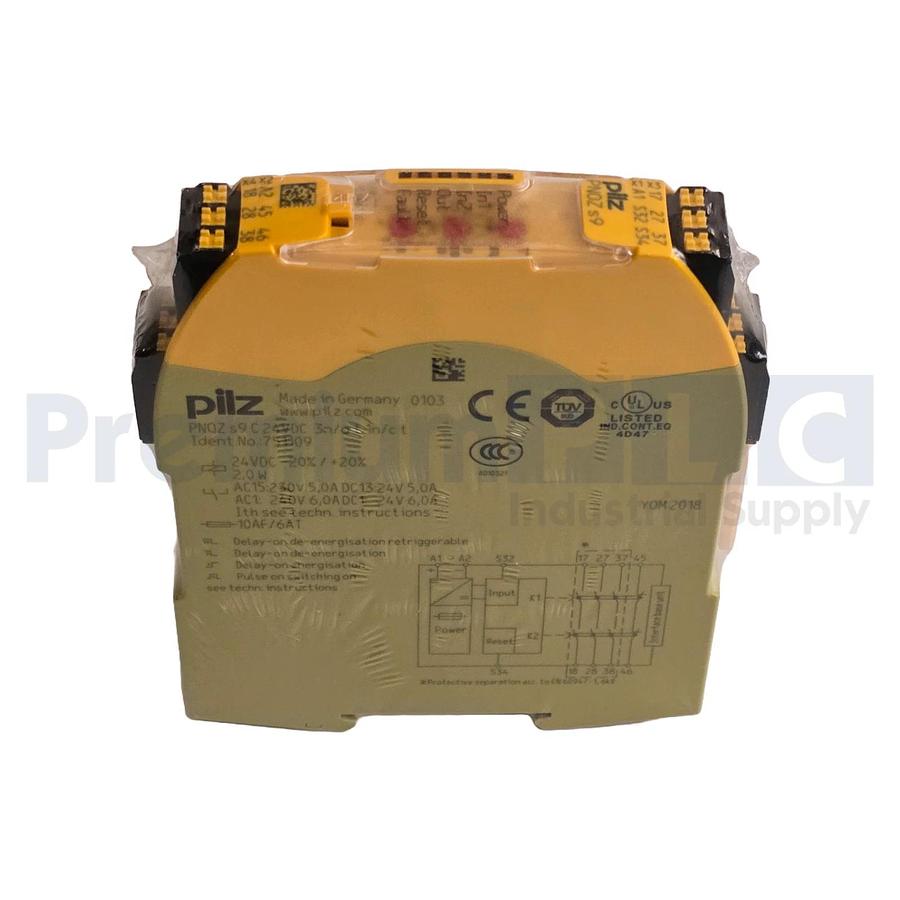 Used PILZ PNOZ s9 C 24VDC 3 n/o t 1 n/c t / 751109 PNOZsigma SAFETY RELAY 24VDC NSFS
