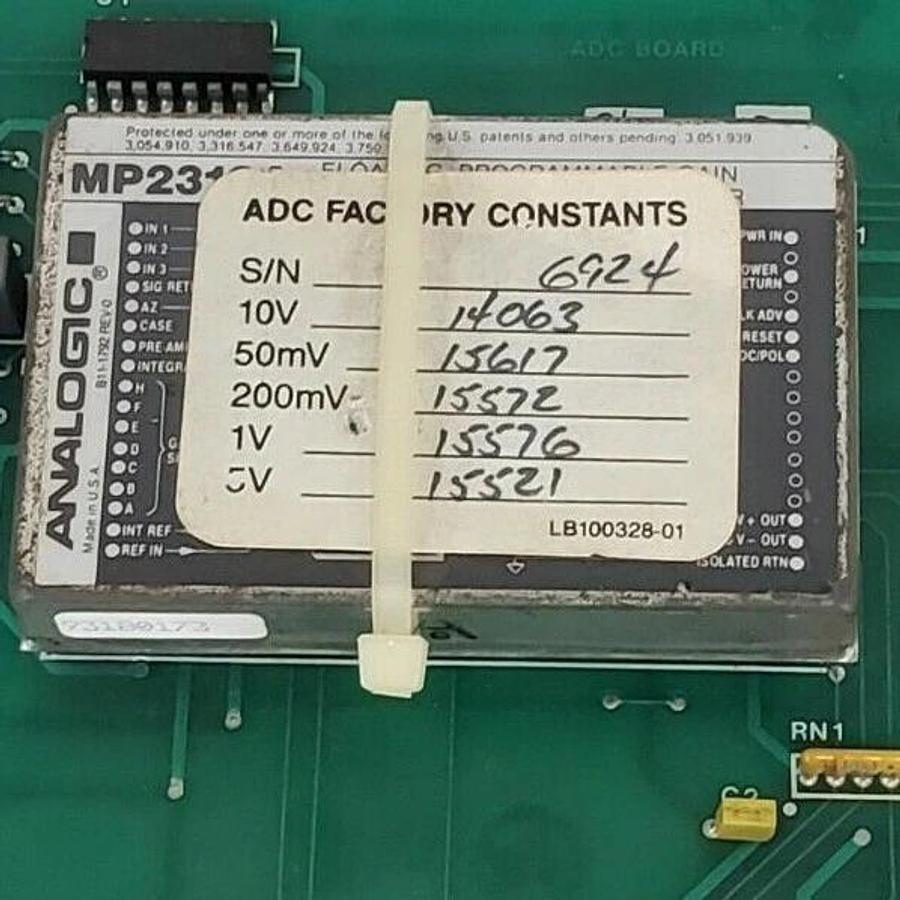 Used WESTRONICS CB100217-01 REV. D ADC BOARD