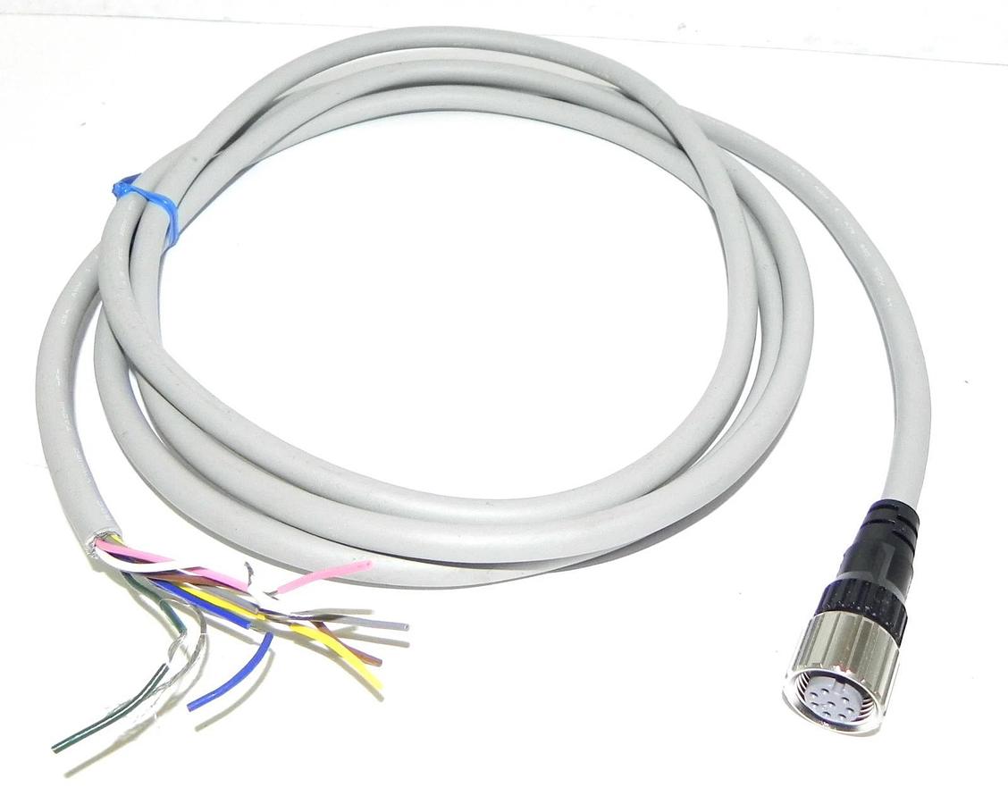 Used SUNX SF1-CCJ3 EXTENSION CABLE SET FOR SUNX SF1 SENSORS FEMALE SENSOR ONLY