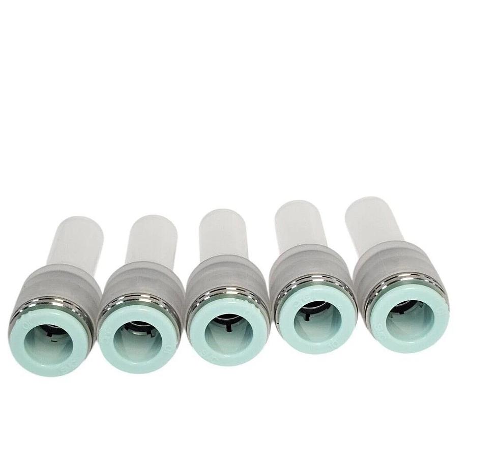 Used LOT OF 5 NEW SMC KPR10-12-X68 PLUG-IN REDUCER ONE TOUCH FITTINGS KPR1012X68