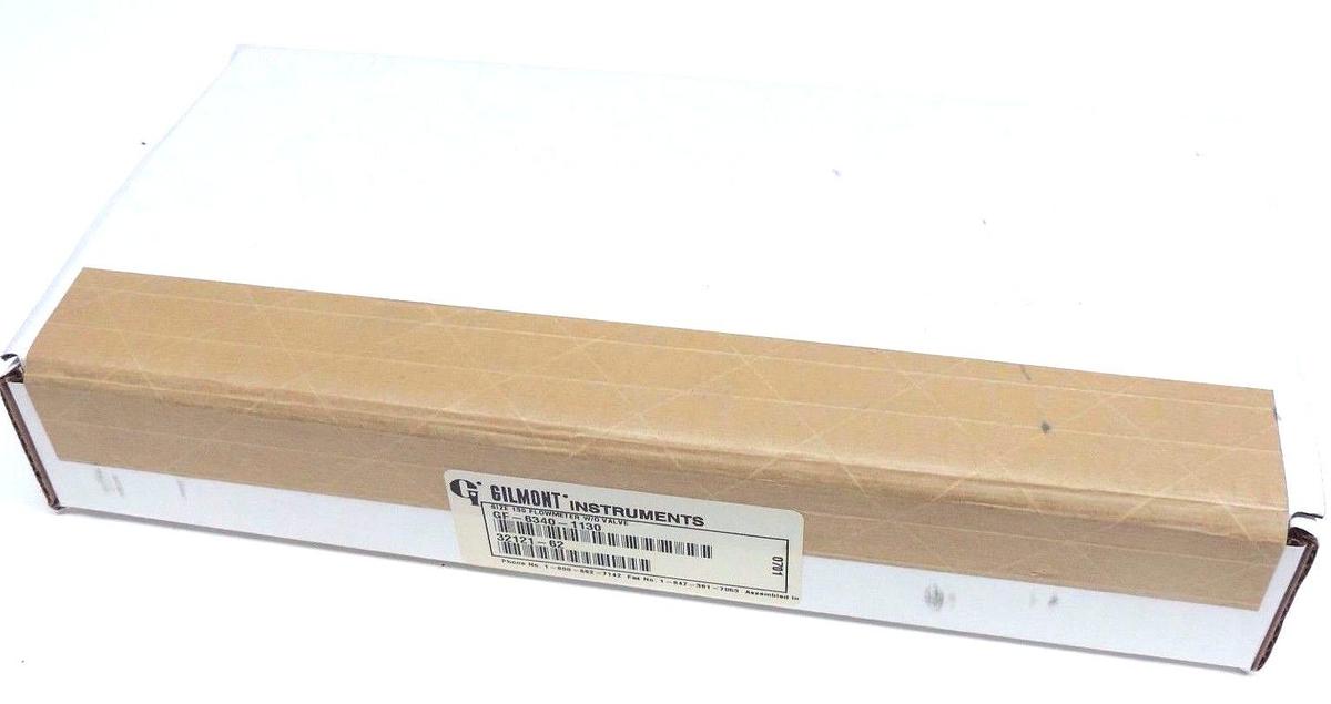 Used F/S GILMONT INSTRUMENTS GF-6340-1130 SIZE 130 FLOWMETER W/O VALVE GF63401130