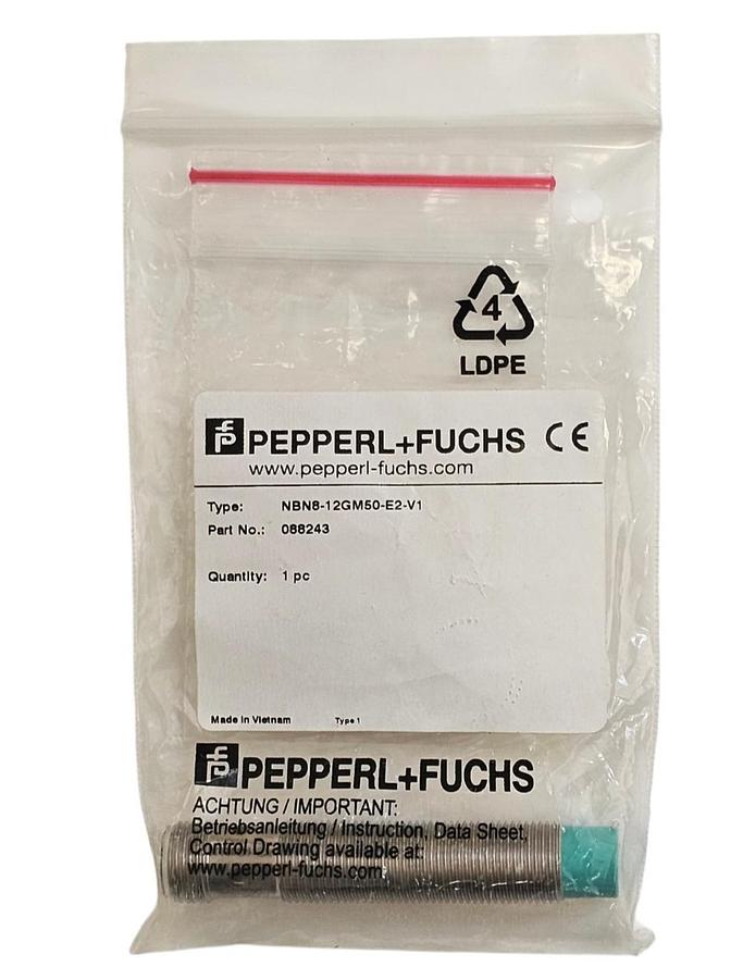 Used NEW PEPPERL+FUCHS NBN8-12GM50-E2-V1 PROXIMITY SENSOR P/N: 088243 NSFP