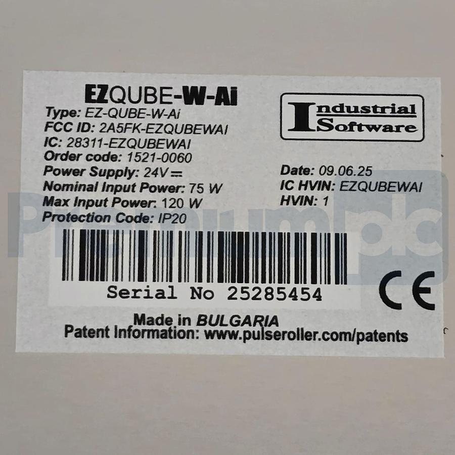 Used Pulseroller EZ-QUBE-W-Ai Motor Control Card Mobile & Bluetooth 1521-0060 NSMP