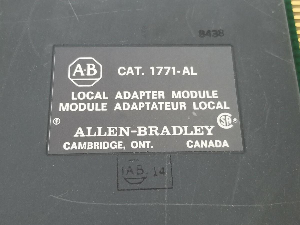 Used ALLEN BRADLEY 1771-AL PLC-2 I/O ADAPTER MODULE 1771AL