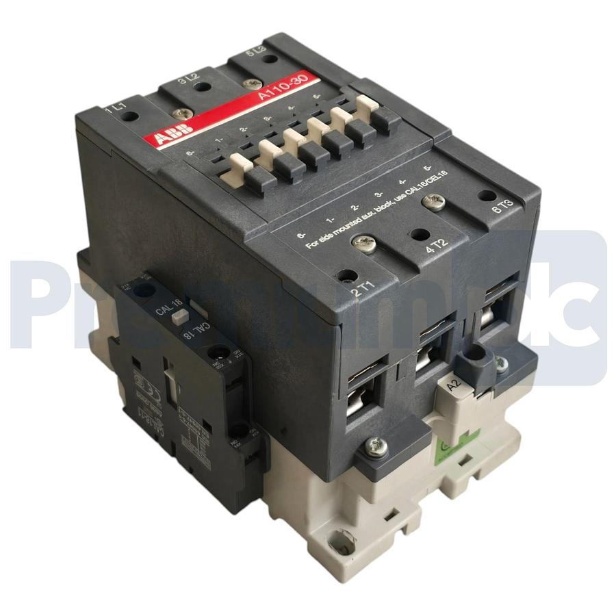 Used ABB A110-30-11-84 3-Pole IEC Contactor 110A 110/120V Coil 1SFL451001R8411 NUPI