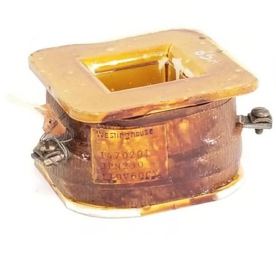 Used WESTINGHOUSE 1470201 COIL 3PN230, 110V 60CY