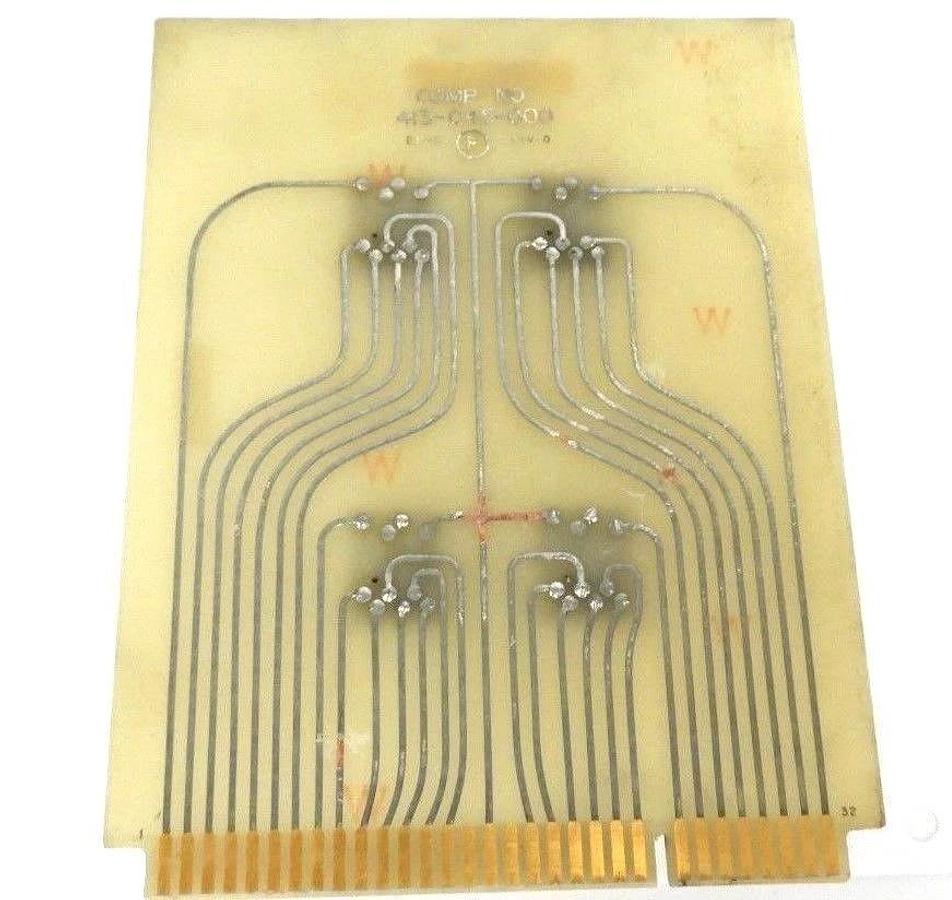 Used BURTON EMERSON 513-185-000 RELAY BOARD BRV: B DRV: A