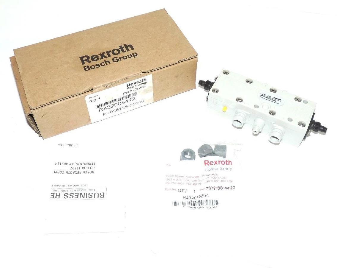 Used NIB REXROTH PHNEUMATIK R432008442 TYPE 740 VALVE,150 MAX PSI