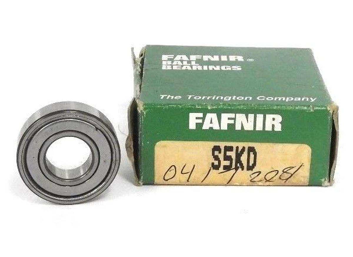 Used NIB FAFNIR S5KD BALL BEARING 1/2IN BORE 1-1/8IN OD 5/16IN WIDTH